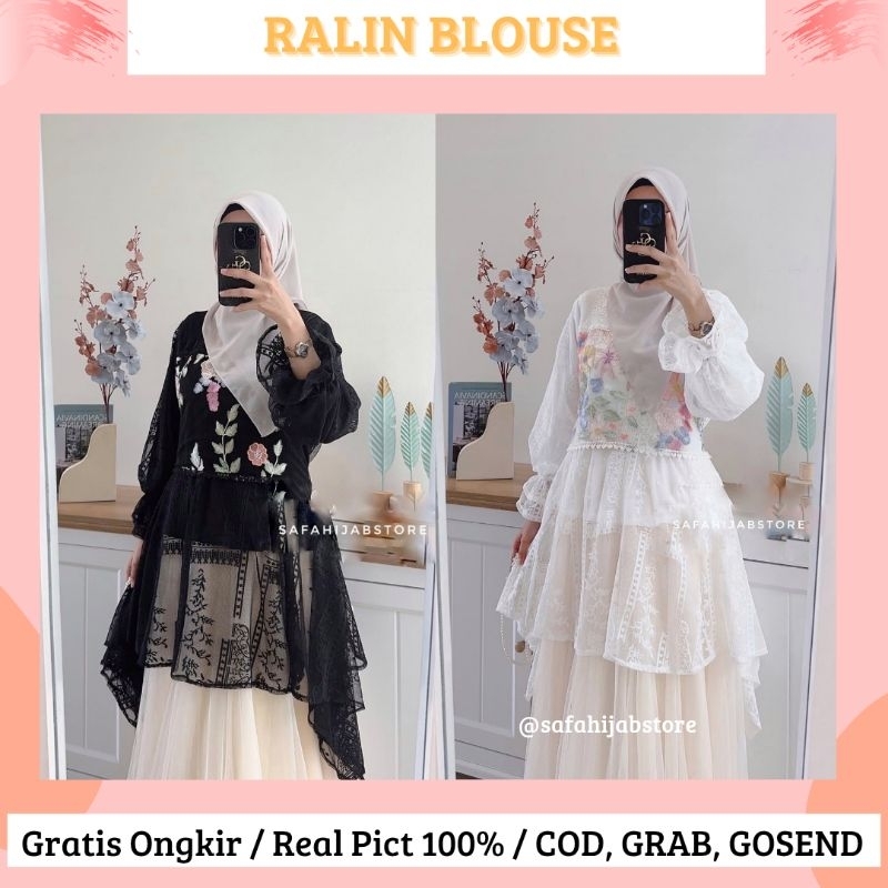RALIN BLOUSE / BLOUSE KONDANGAN / BLOUSE PESTA / LONG BLOUSE / ATASAN WANITA / ATASAN LEBARAN