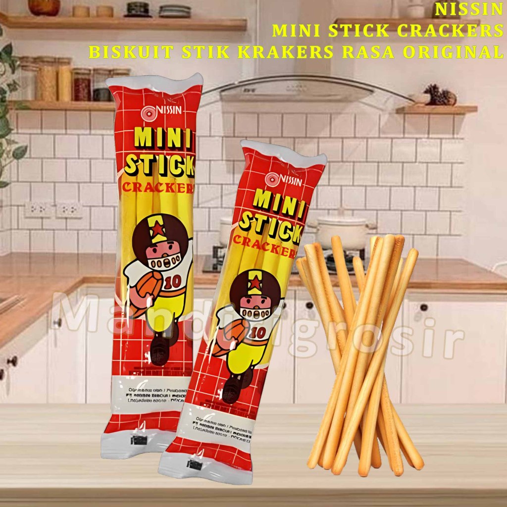 

Mini Stick Crackers * Biskuit Nissin * Biskuit Stik Rasa Original * 25gr