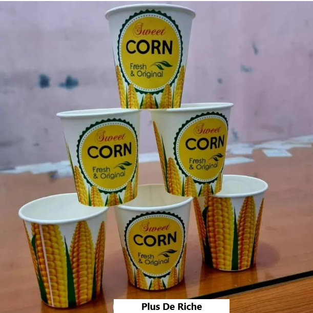 Paper Cup Jagung 6,5 oz (50 pcs)- Paper Cup jasuke - Gelas Jasuke