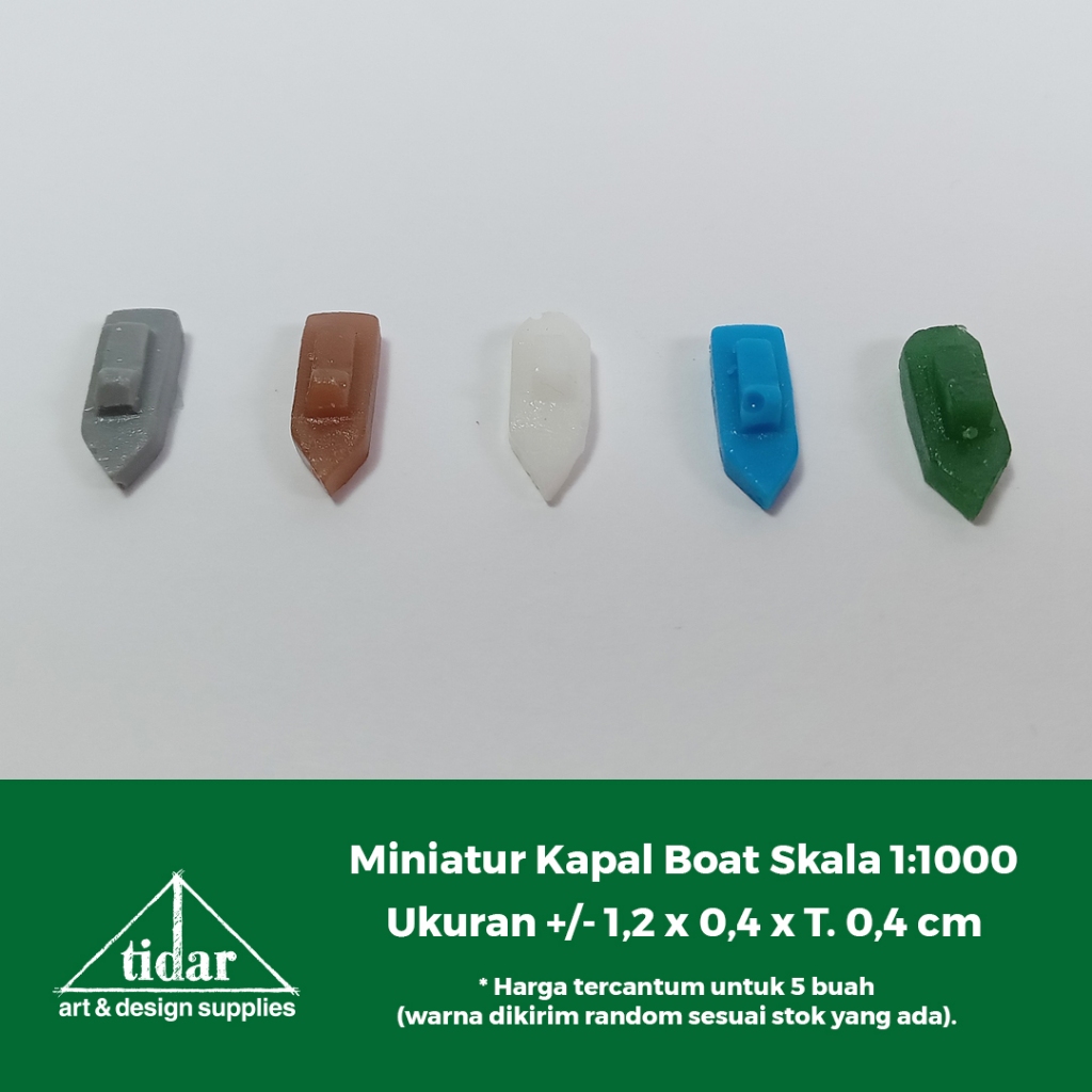 

[MR] MH - Miniatur Kapal Boat Skala 1:1000 (seribu) - Maket Perahu Warna Warni