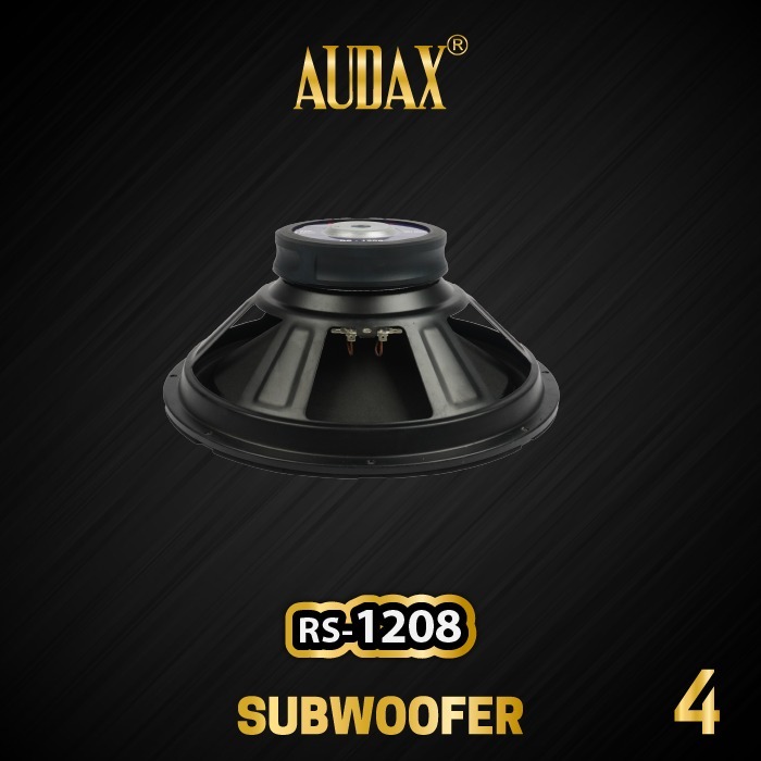 Audax - Speaker Pasif 12" RS-1208 SPEAKER SUBWOOFER MOBIL
