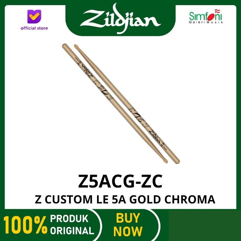 ZILDJIAN Z5ACG-ZC Z Custom LE Drum Stick Collection 5A Gold Chroma / Drum Stick / Stick Drum / Stik 