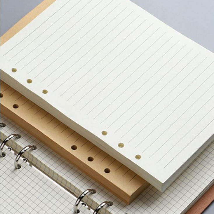 

50 Lembar Loose Leaf Isi Binder A7 6 Lubang