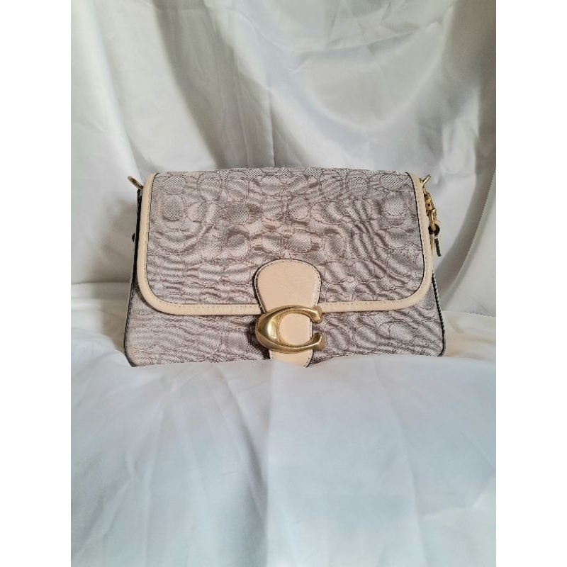 Coach soft tabby shoulder bag ivory