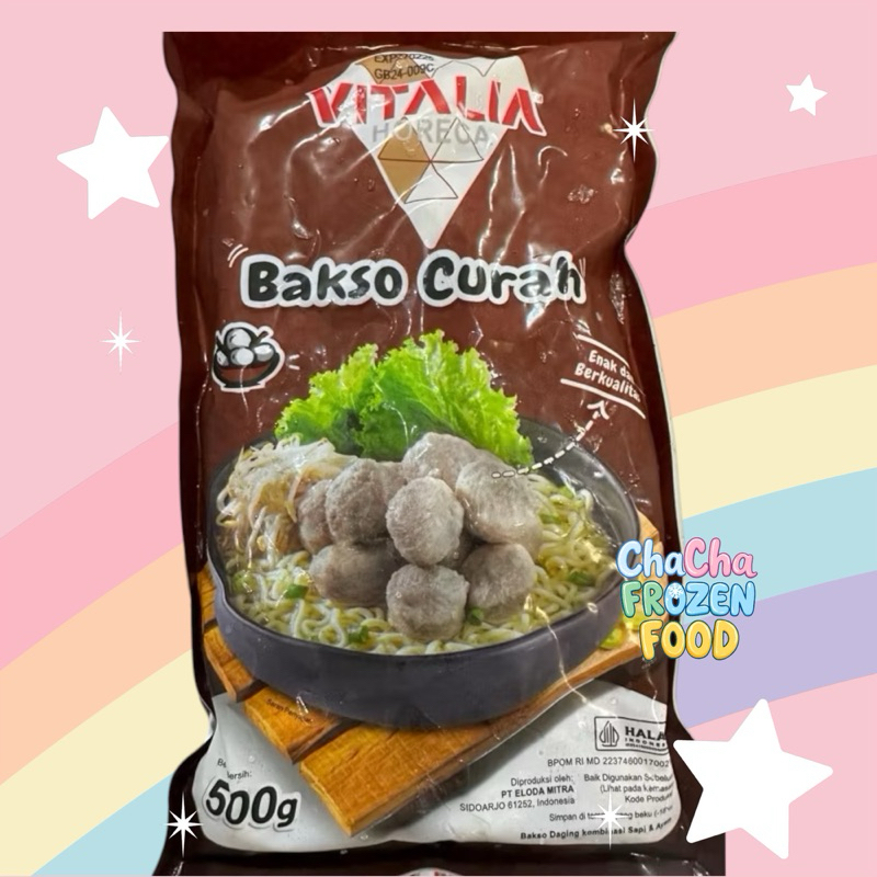 

BAKSO CURAH MERK VITALIA 500GR ISI 35PCS