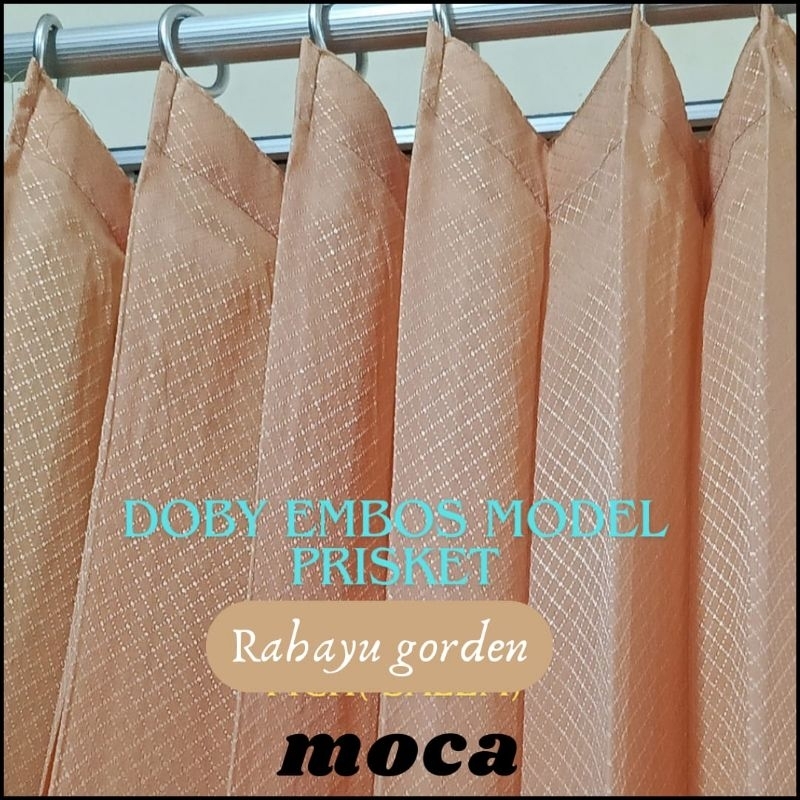 Gorden Biasa Model Prisket Hordeng Pintu Korden Jendela Tirai Ruang Tamu Gordeng Kamar