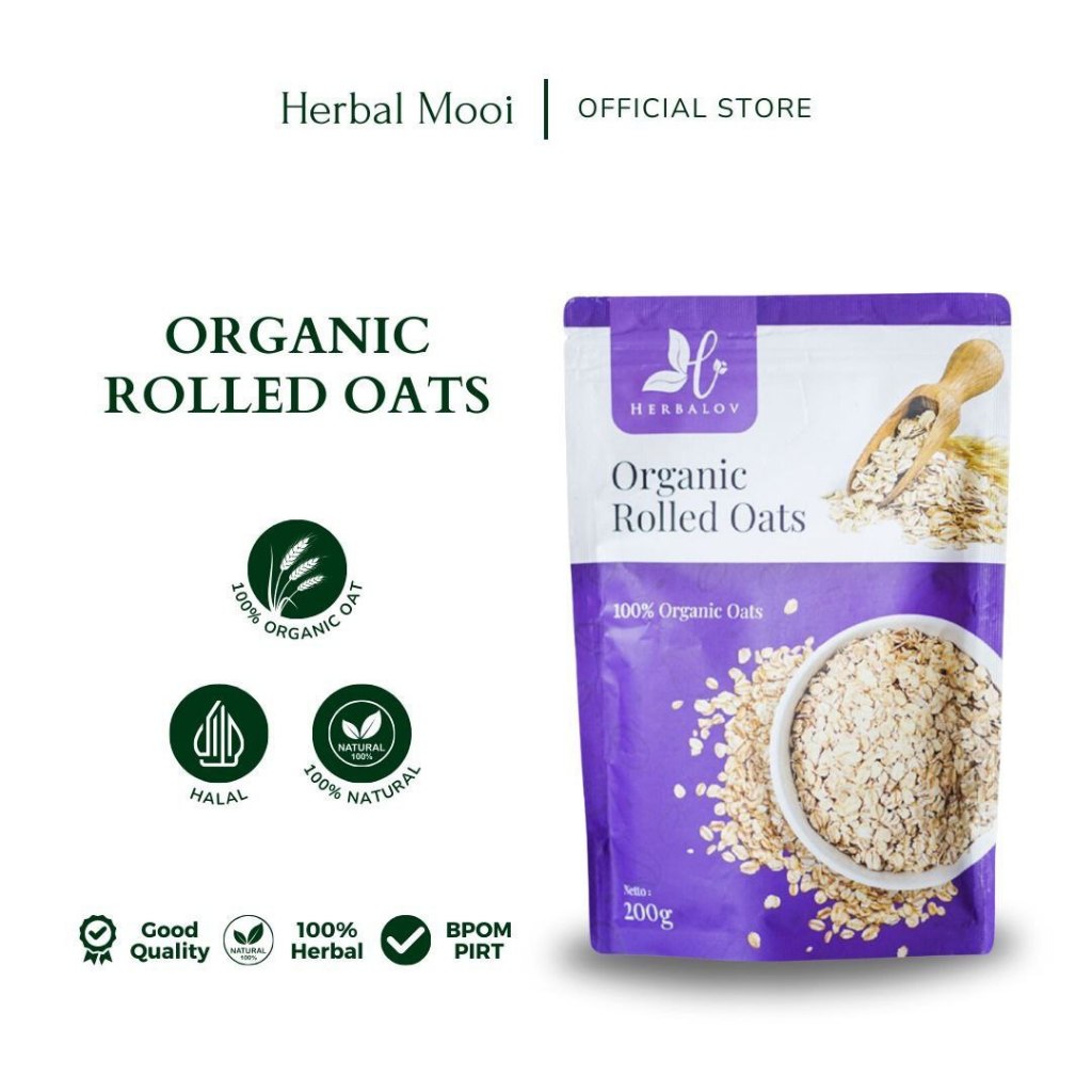 

HERBAMOUR ROLLED OAT SUPLEMEN DIET MENGONTROL BERAT BADAN DAN MENJAGA KESEHATAN PENCERNAAN