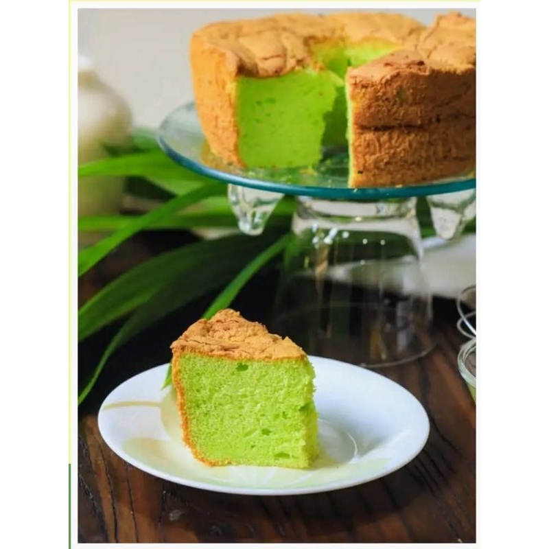 

chiffon cake pandan