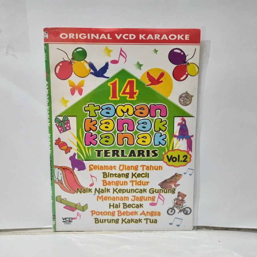 VCD Original Karaoke 14 Taman Kanak-Kanak Terlaris Vol.2