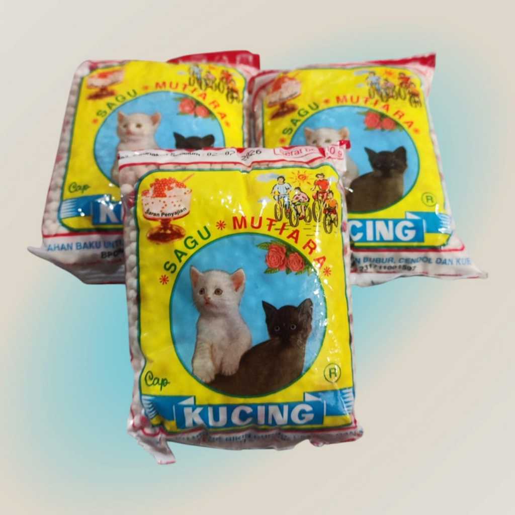 

Sagu Mutiara Cap Kucing 100gram Nisadkc