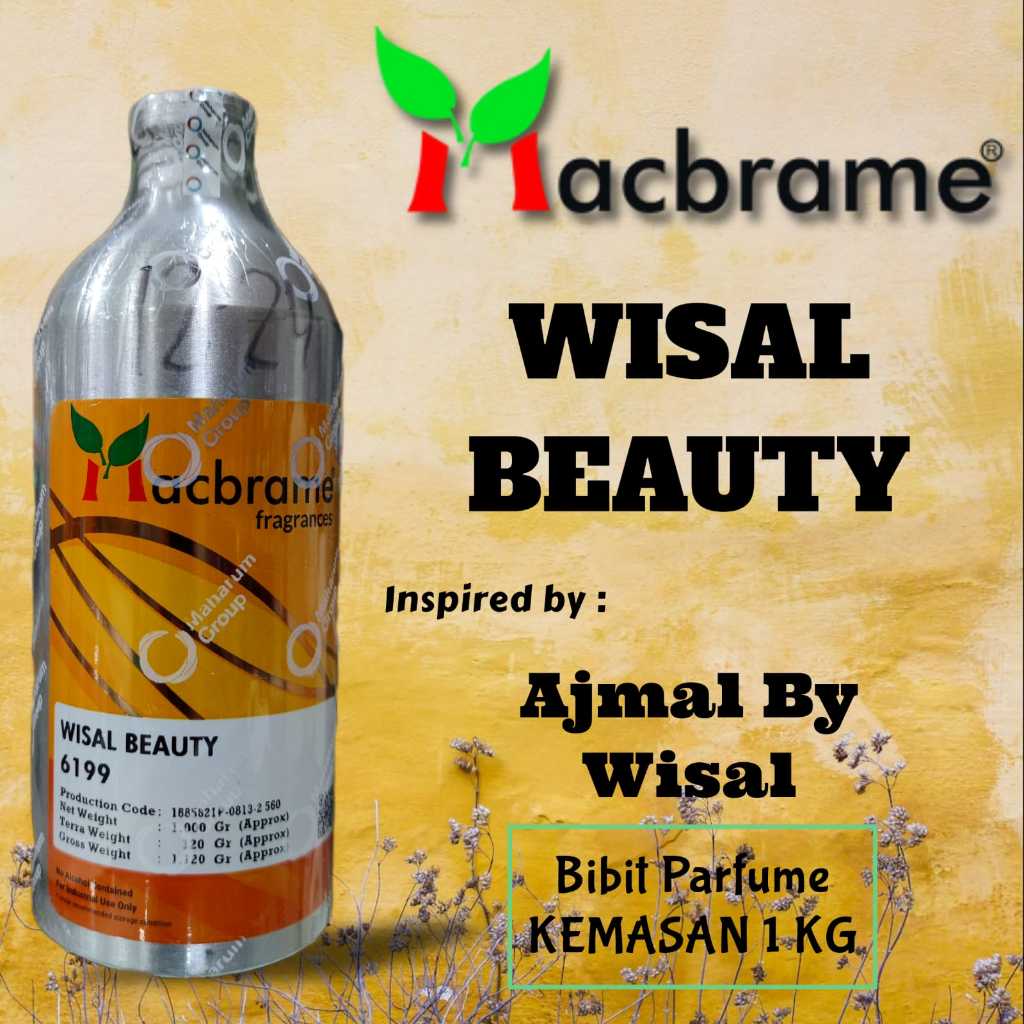 Macbrame - WISAL BEAUTY | Bibit parfume murni segel pabrik kemasan 500 ML/1 KG - Ajmal Wesal