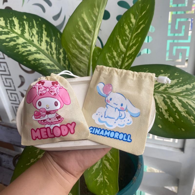 

10pcs Amplop Pouch Serut Motif Sanrio Amplop lebaran Amplop imlek Amplop Natal