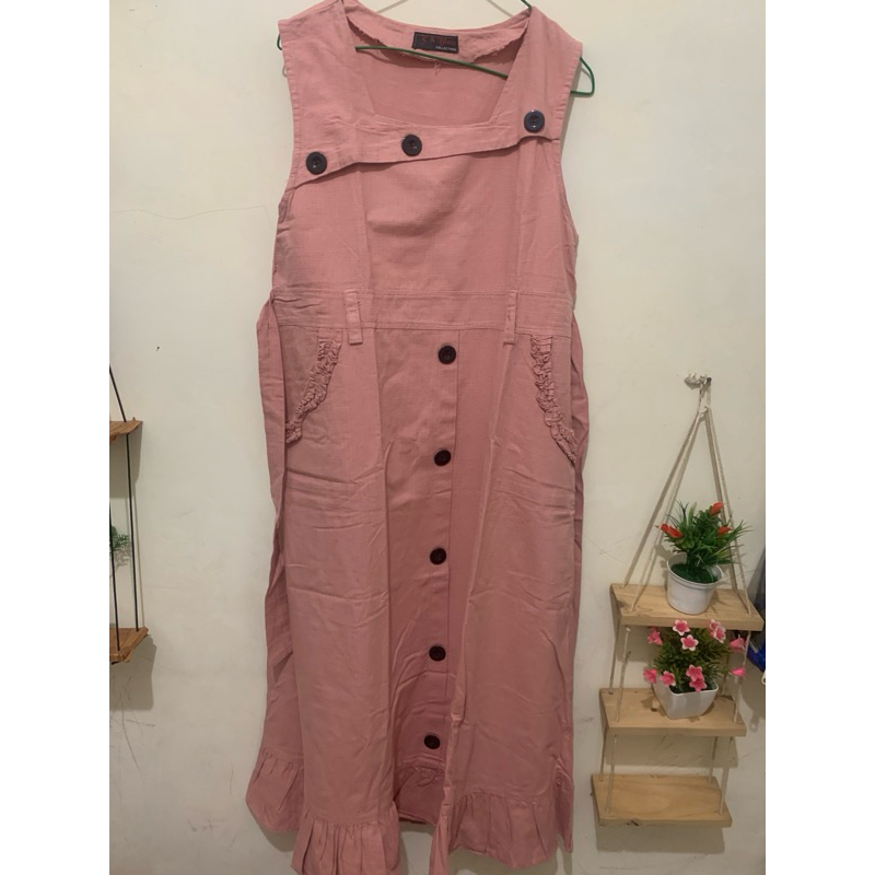 Overall Gamis wanita baju kodok