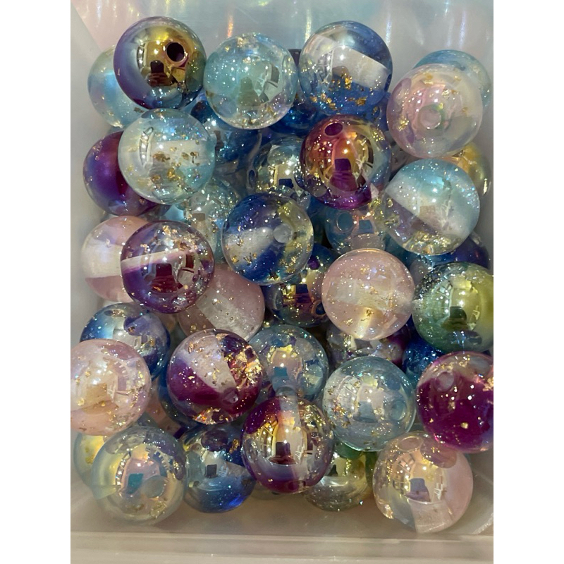 Manik cat eye beads 12mm cat eye glitter gold 5pcs