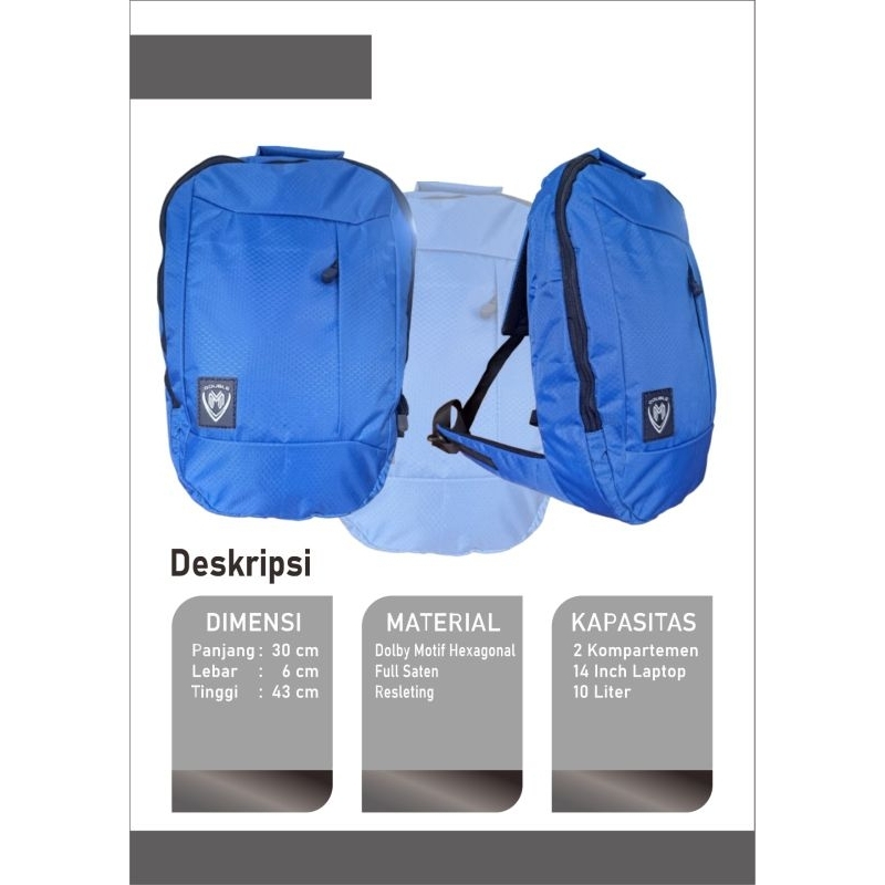 Tas Ransel Double M A01106 (Turtle)
