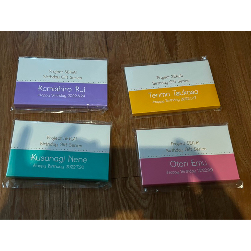 [OFFICIAL] Project sekai pjsk wonderlands x showtime 2022 birthday giftbox - Tsukasa Tenma, Rui Kami