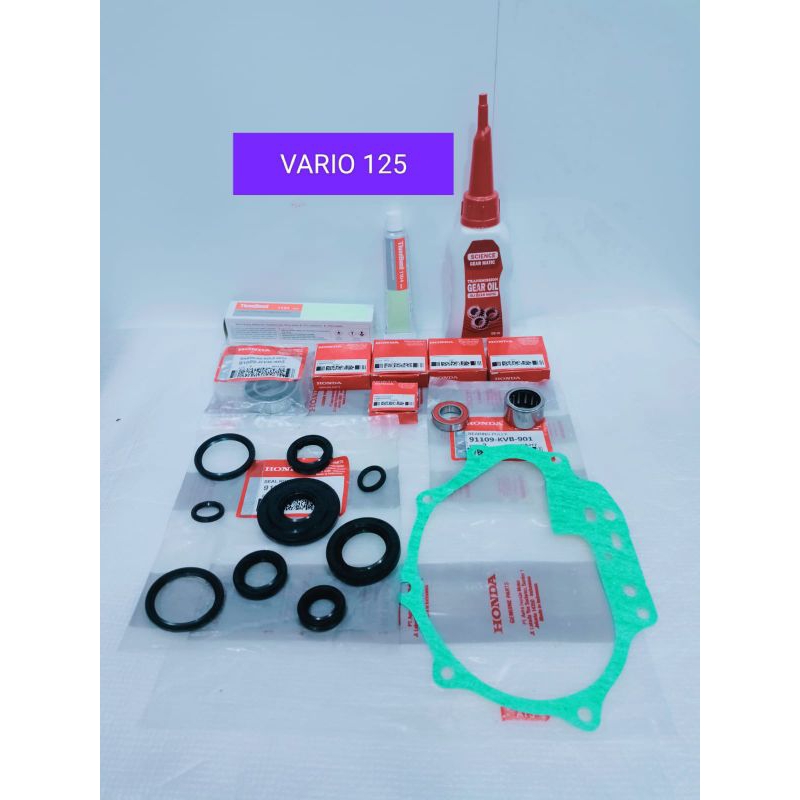 READY PAKET KOMPLIT SET BEARING LAHER SEAL SIL CVT VARIO 125 150 OLD NEW LED VARIO 125 125 FI LED NE