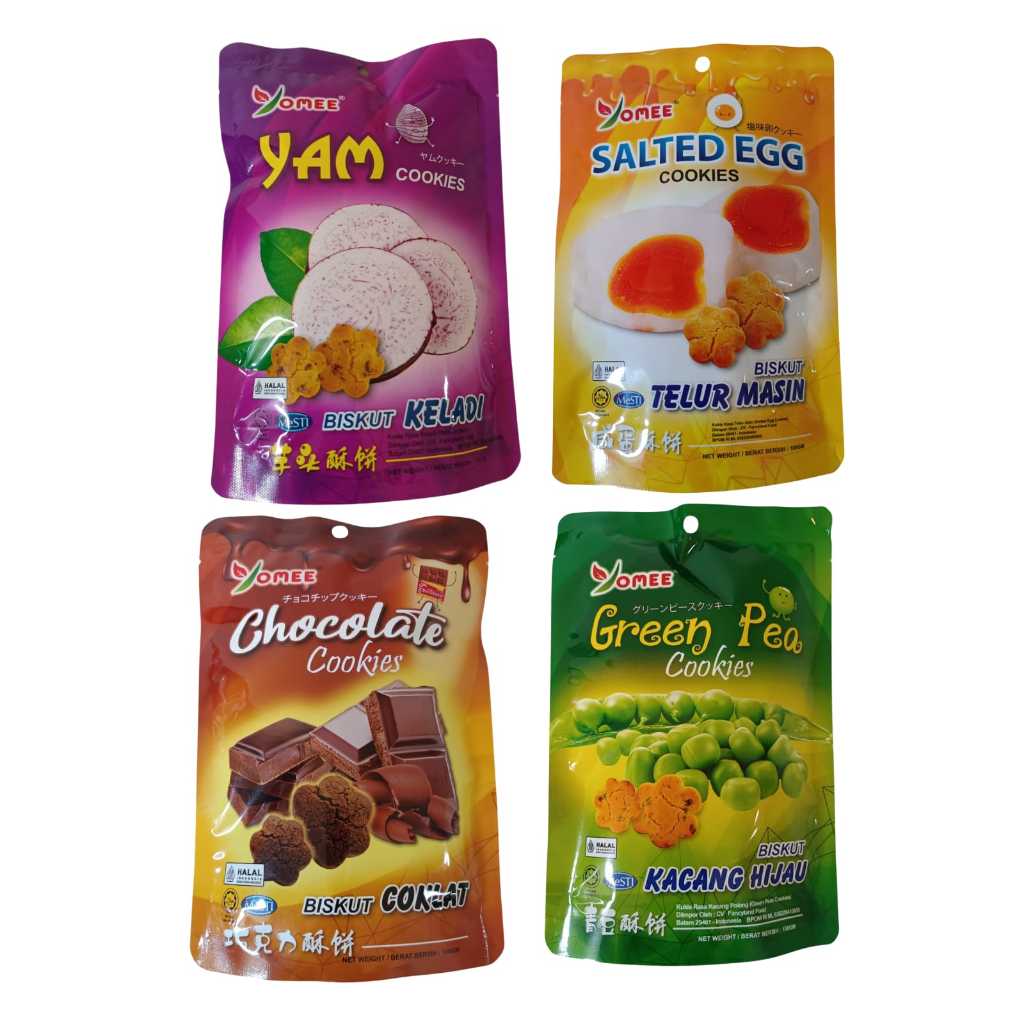 

YOMEE Cookies 100g Green Pea Chocolate Cheese Yam Salted Egg