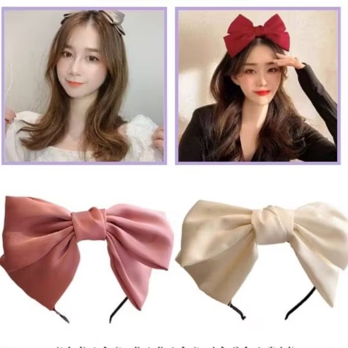 FELIZ - BANDO KOREA WANITA DEWASA PITA BESAR BANDANA MODEL PITA