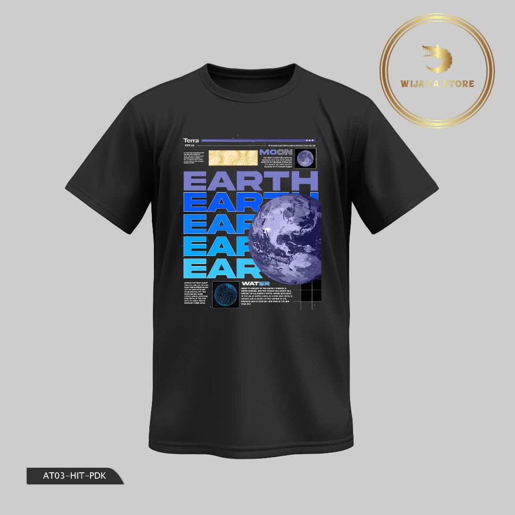 Kaos Distro Aestethic Indie Earth AT03