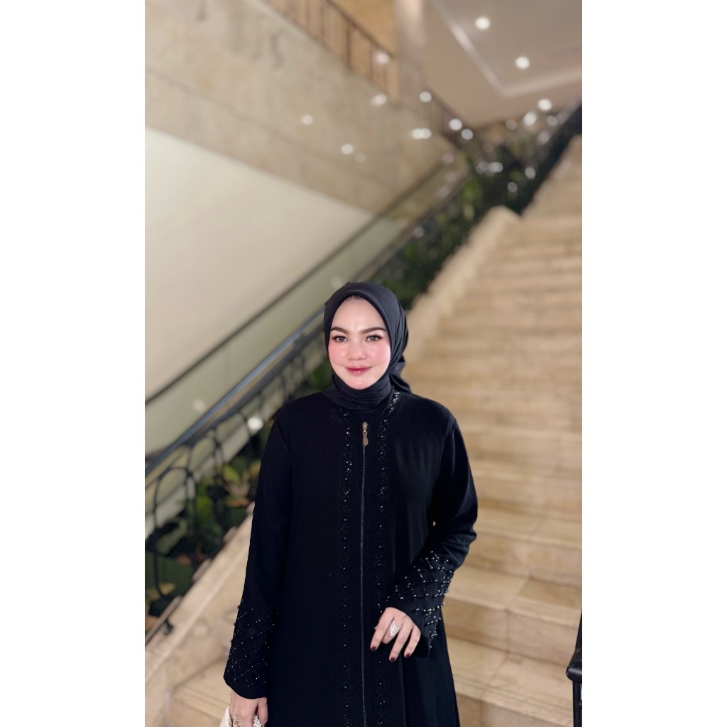 ABAYA TURKEY JETBLACK PREMIUM/ABAYA PREMIUM