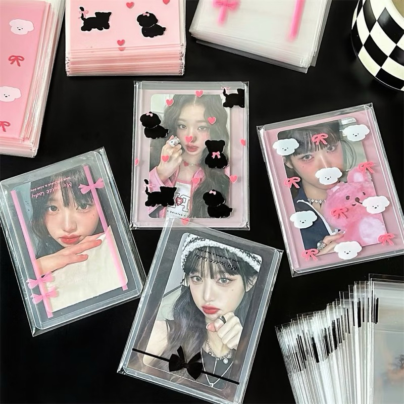 

Plastik Motif Packing Photocard k-pop kiyowo lucu | plastik kiyowo