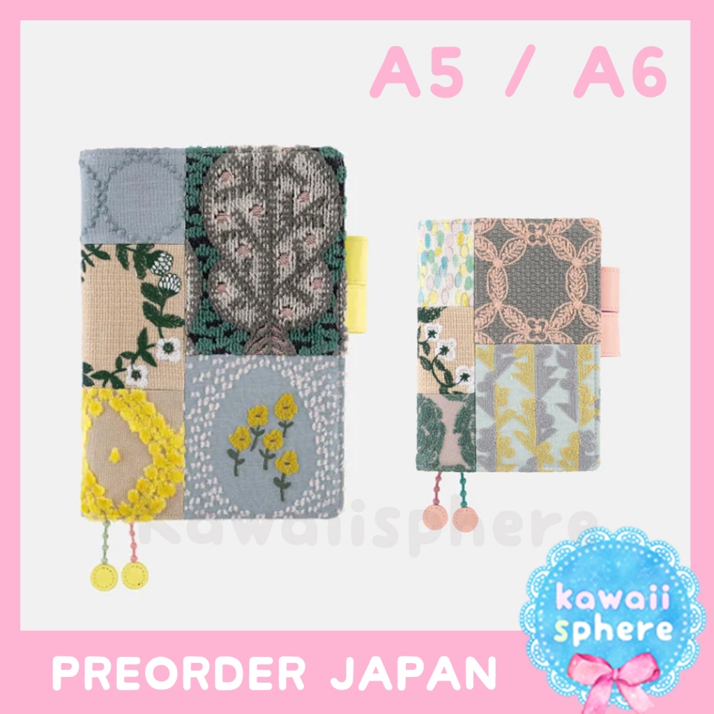 

Hobonichi Mina Perhonen Piece Cover (Only) Spring Mix Edition A5 / A6 | Hobonichi Design Cover | Preorder Handcarry Jepang