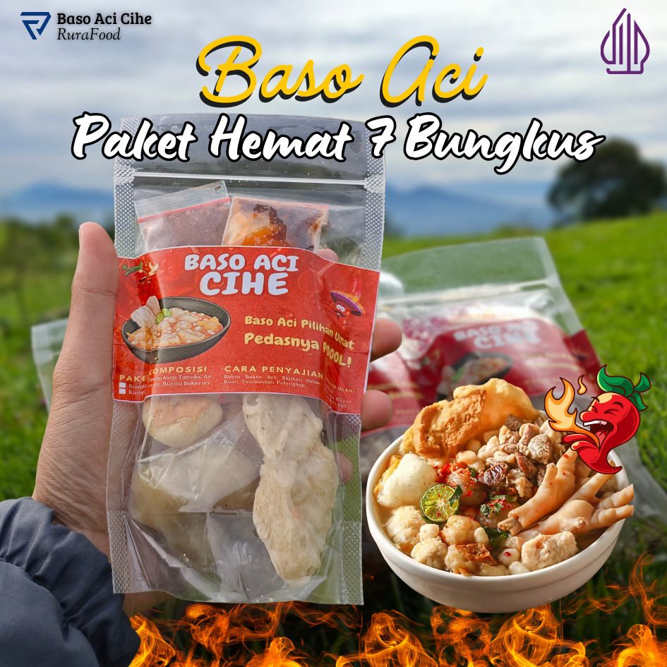 

Baso Aci Ayam Suwir Paket 7 Bungkus | Baso Aci Paket Hemat 7 Bungkus