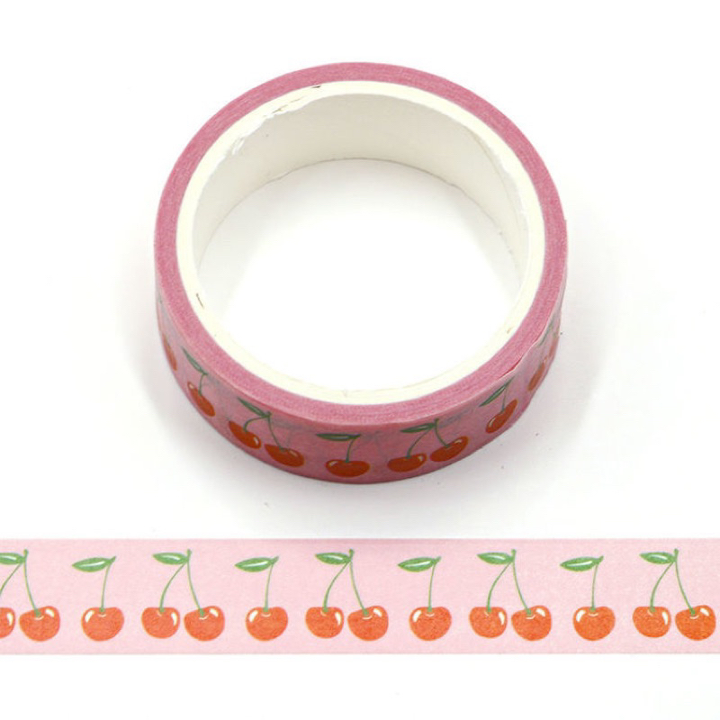 

15MM x 5M ASSORTED PATTERN WASHI TAPE - SELOTIP HIAS DEKORASI