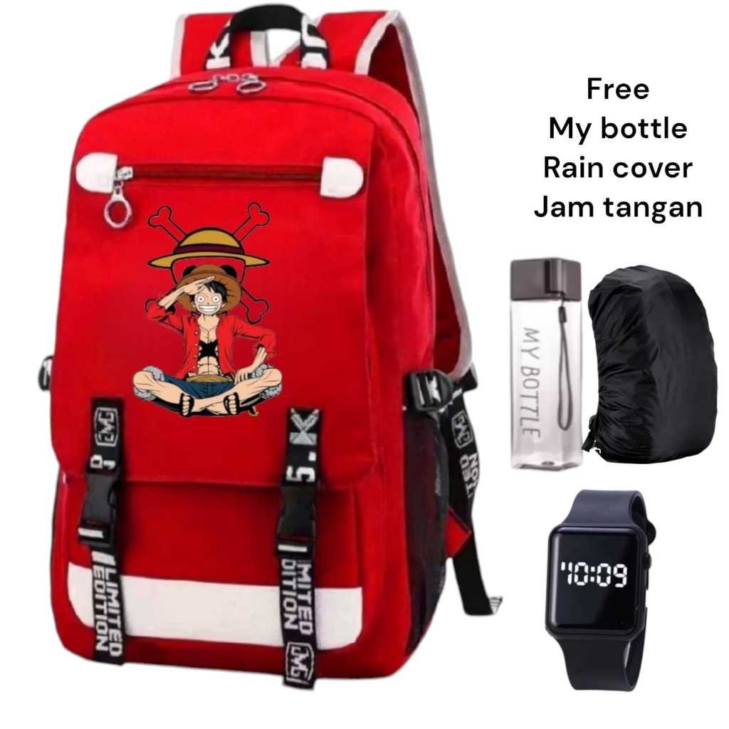 MATAHARI BAGS [COD] TAS ANAK ANIME - TAS ANIME LUTFFY - TAS ANAK GAMBAR LUTFFY - TAS SEKOLAH - TAS A