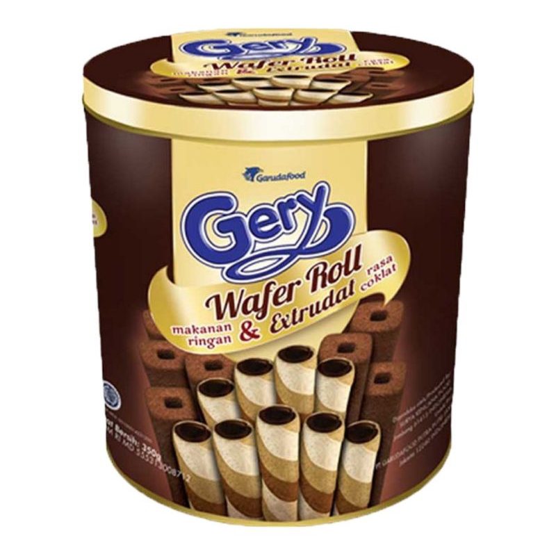 

Gery Wafer Roll Chocolate Kaleng 350 gram