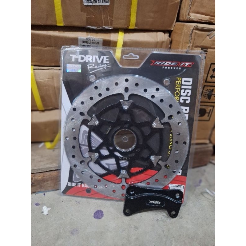 Piringan Cakram Depan 260mm Ride IT T-Drive Mio J S Mio M3 Gear Lubang 3 Bulat Xride 125 New