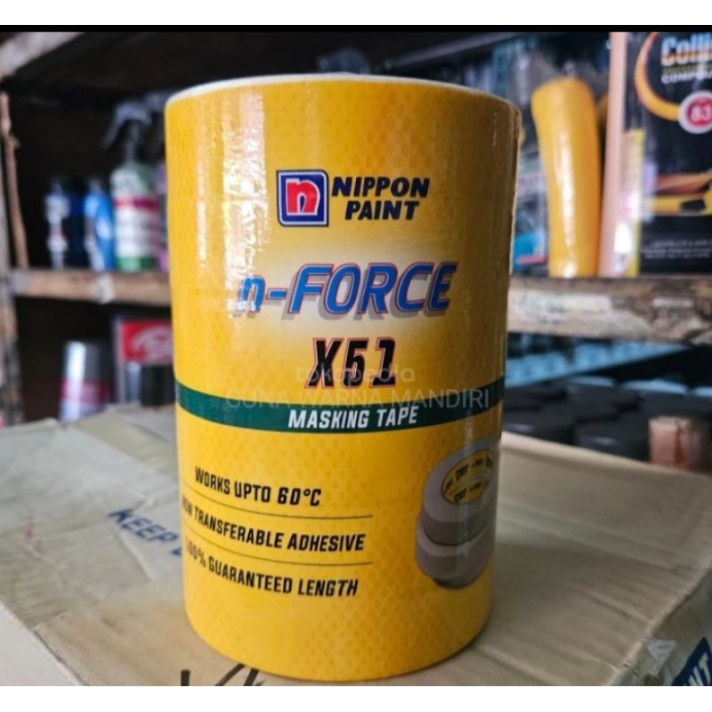 

kertas Lem masking Tape N Force X51 Nippon paint