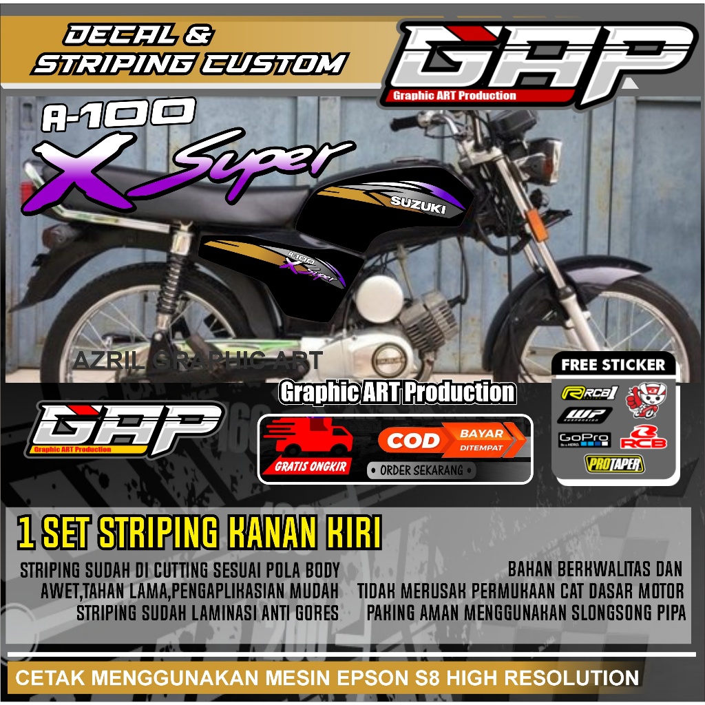 Striping A100 Suzuki X Super