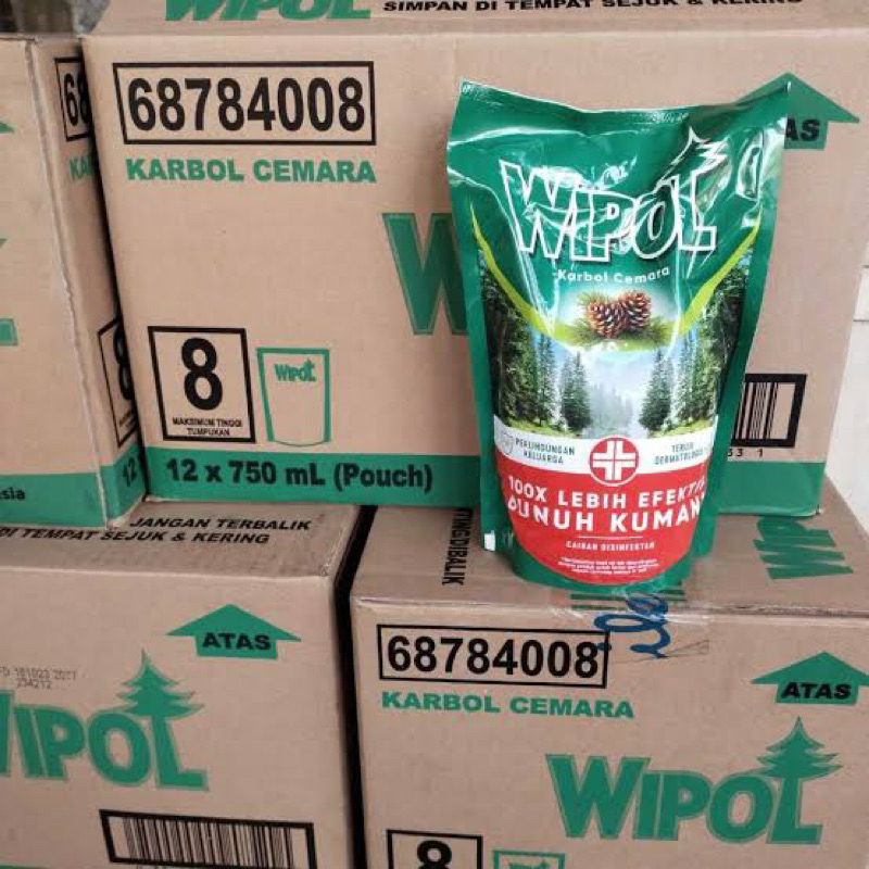 WIPOL POUCH 750ML DUS ( 12 POUCH )