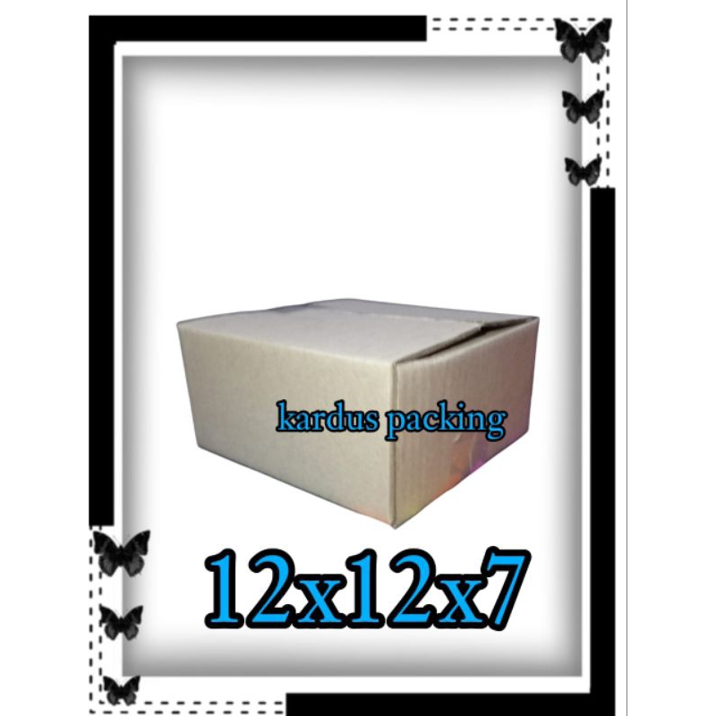 

kardus packing UK 12x12x7 kardus kecil kardus polos