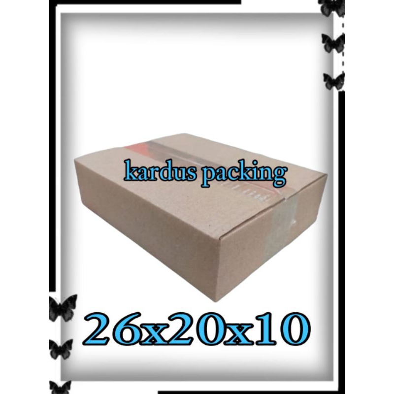 

kardus polos UK 26x20x10 kardus besar kardus sedang