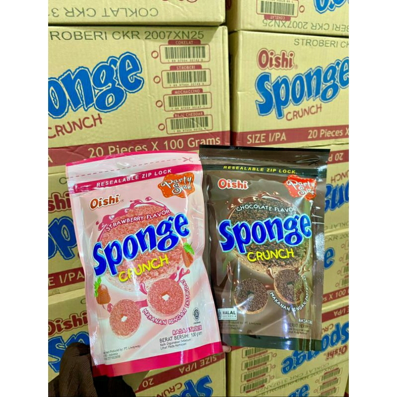 

Kue Sponge Cruch 100 Gram