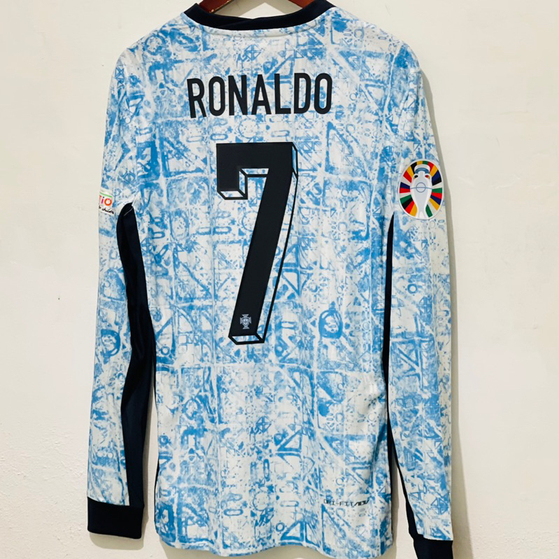 JERSEY PORTUGAL AWAY EURO PLAYER ISSUE LONGSLEEVE