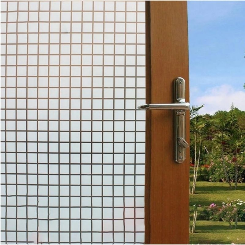 COD STICKER KACA / Stiker Kaca Film Wallpaper Jendela Rumah 1roll Ukuran 45cm x 100cm Sandblast