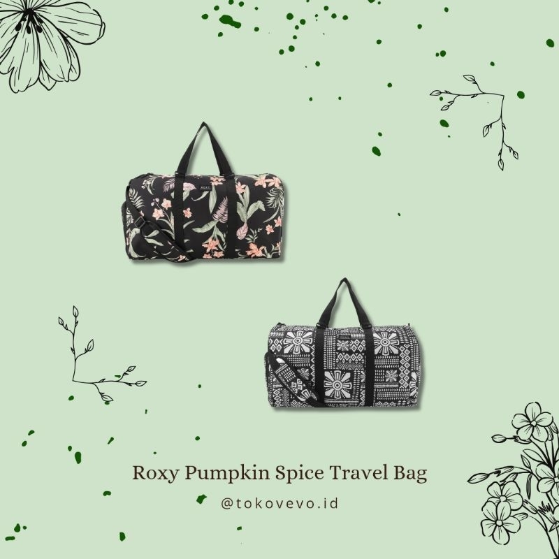 Roxy Pumpkin Spice - Duffel Bag Tas Travel Roxy Original