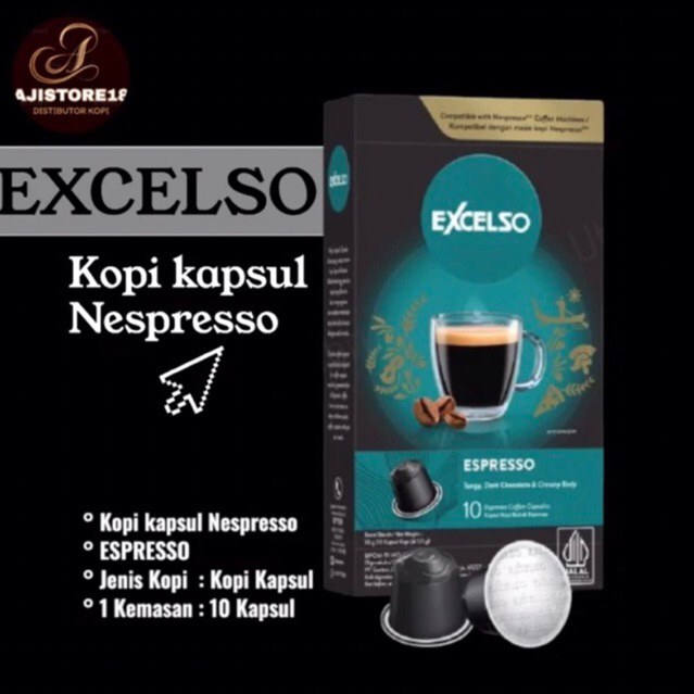 

Kopi Excelso kapsul Nespresso- ESPRESSO