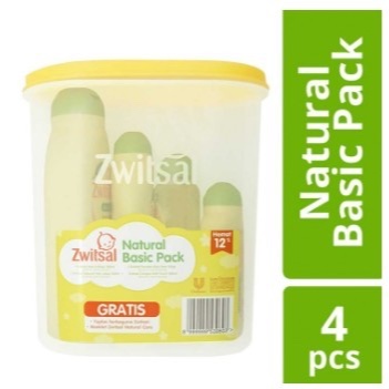 Makassar Zwitsal Baby Natural Basic Pack Sabun Perlengkapan Mandi Bayi
