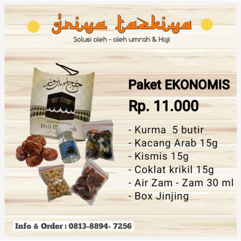 

Paket Regular Oleh - Oleh Umrah & haji
