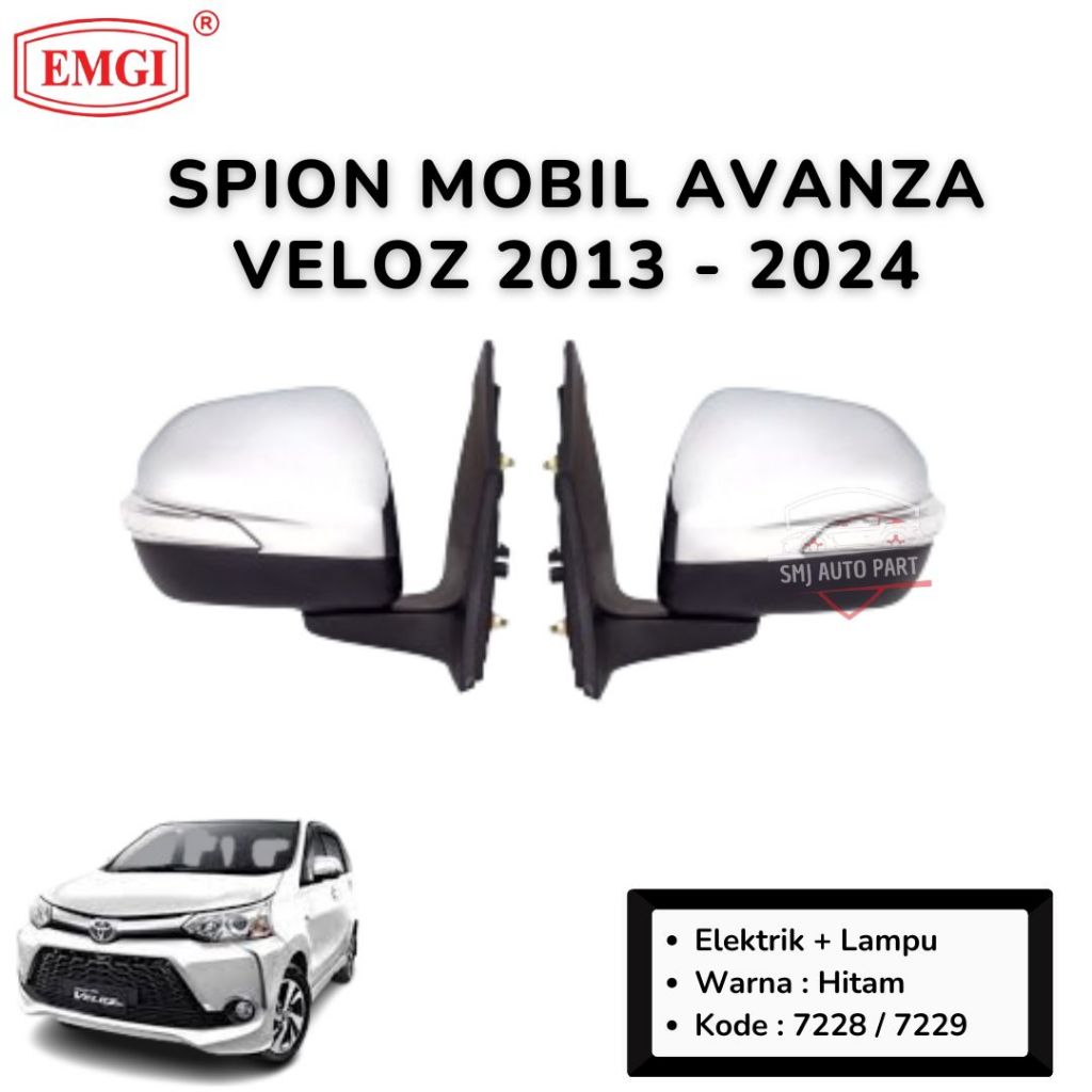 EMGI - SPION MOBIL AVANZA VELOZ 2013 - 2024 - ELEKTRIK + LAMPU