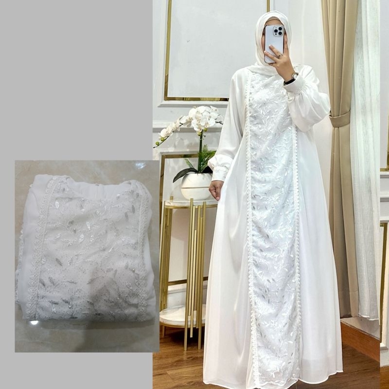 NEW. GAMIS. GAMIS PUTIH. GAMIS LEBARAN. GAMIS MEWAH. GAMIS. KDJ