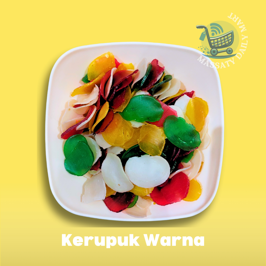 

KERUPUK BAWANG CAP SAPI WARNA WARNI 250 gram