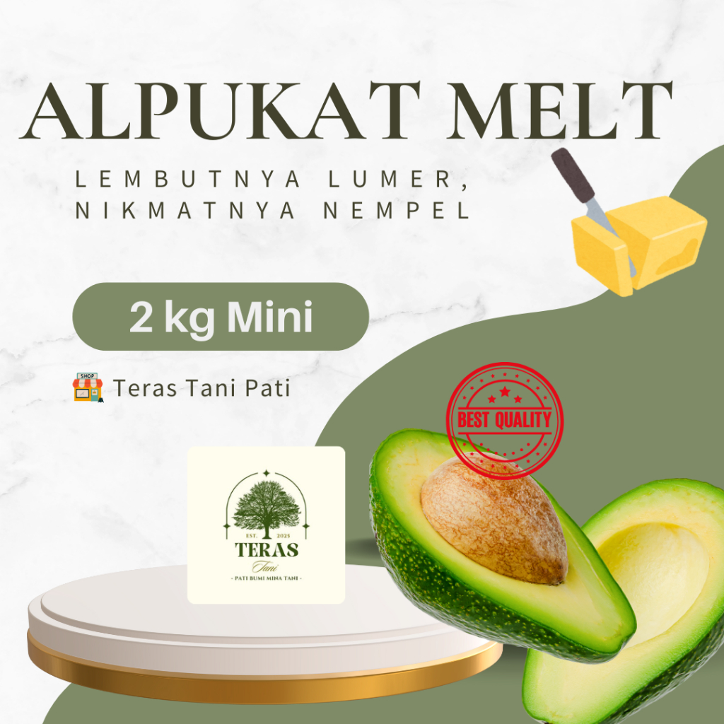 

ALPUKAT MENTEGA Mini Bergaransi 2 Kg Pati Bumi Mina Tani