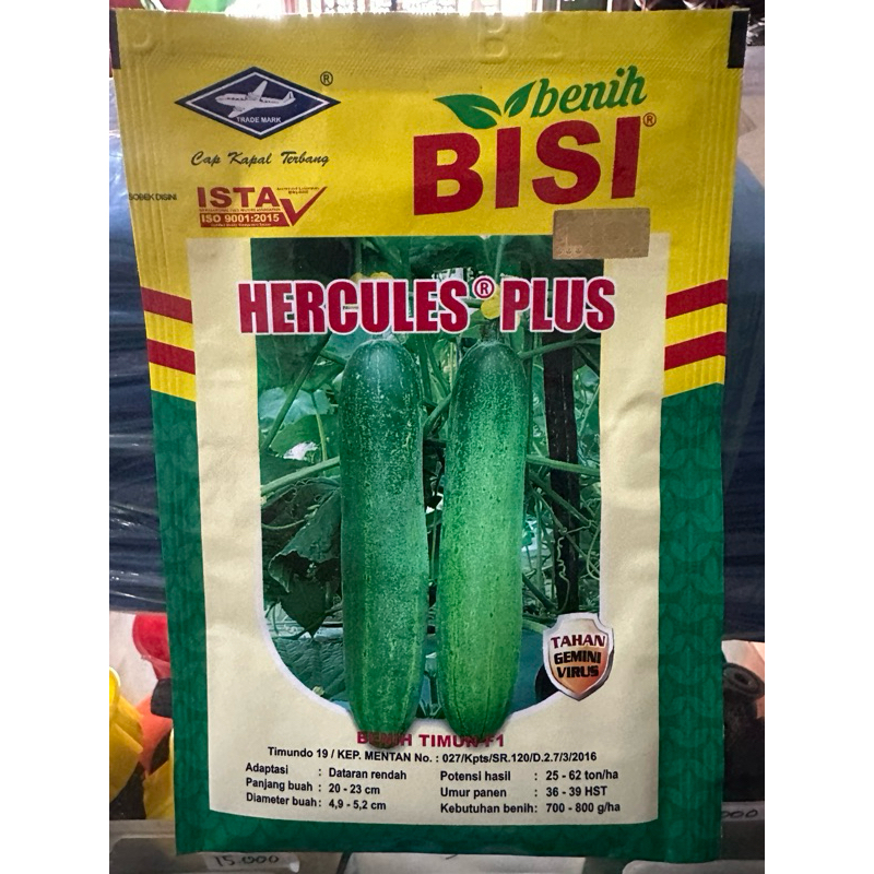 Benih Mentimun F1 Hercules Plus