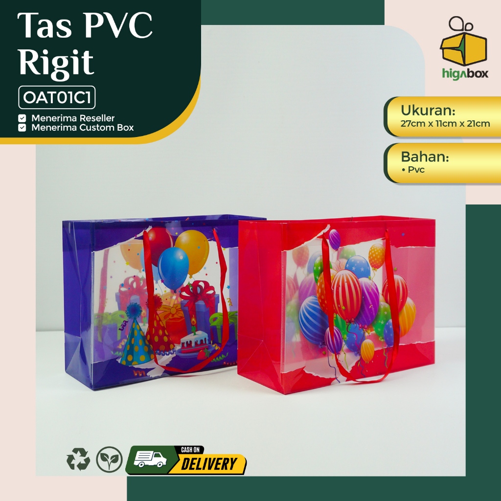 

Tas Mika PVC Hampers Murah Mika Doff / Tas PVC Doff Motif Balon / Tas Mika Happy Birthday / Goodie bag Motif Happy Birthday / Goodiebag Mika Motif Ulang Tahun | OAT01C1